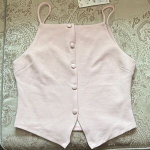 Zara Light Pink Buttoned Camisole